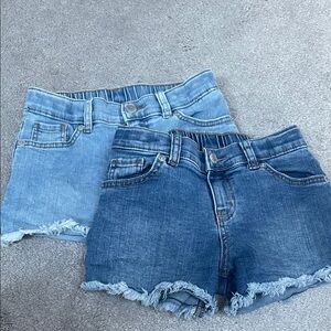 Set of 2 Girls Jean/Denim Shorts Medium 8 Cat & Jack